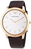 Emporio Armani Herren-Armbanduhr XL Analog Quarz Leder AR1743
