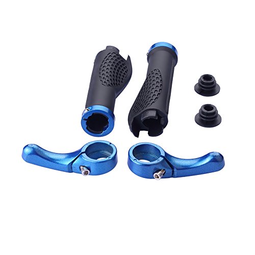 SIENOC Paar Fahrrad Bar End Lenker Grips Berg Fahrrad MTB Ergonomisch Lenkergriffe Schraub-Griff Ergogriffe Ergo Bar Grips - 2