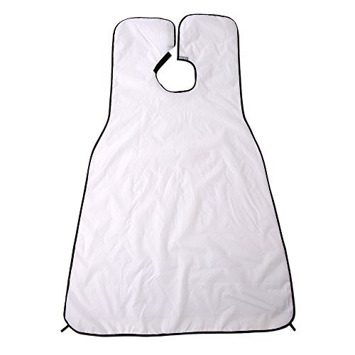 Anself Beard Shaving Apron Barbers Cape with Two Suction Cups