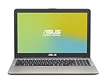ASUS D541SA-XO271D - Portátil de 15.6"  HD (Intel Celeron N3060 , RAM de 4 GB, 500 GB HDD, Intel HD Graphics 400, sin DOS) negro chocolate - Teclado QWERTY Español