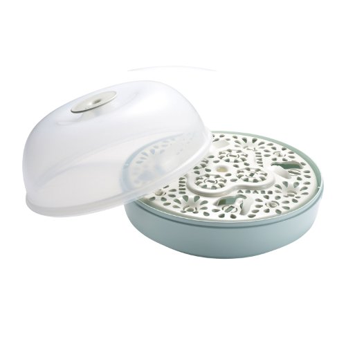 Beaba Steril Twin Microwave and Cold Sterilizer (Pastel Blue)