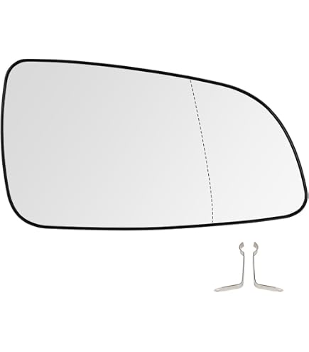 Verre De Rétroviseur Gauche Chauffant Compatible Opel Astra J, GTC, Cascada, Adam - Avec Plaque Support, Fonction Dégivrage