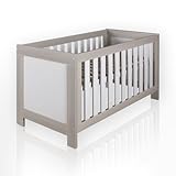 Babyzimmer Felix in akaziengrau 10 tlg. mit 3 türigem Kl. + Set Sleeping Bear blau - 2