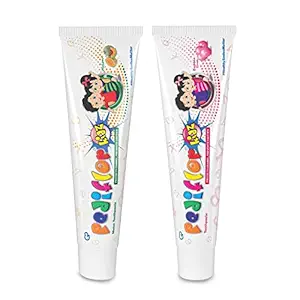 PediflorKidz Toothpaste Combo Pack (Bubble Gum and Melon)