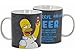 Produktbild Simpsons Tasse Woman Are Like Beer - Mega XXL Kaffeetasse Becher Riesen Tasse 850ml - Homer Simpsons Mug
