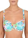 Träger längenverstellbar Felina Bikini Top mit Bügel 5256293 Jungle White Hawaii 46D