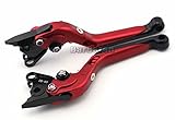 *Faltbar und ausziehbar Motorrad Faltbare und Ausziehbare Brems-und Kupplungshebel Bremshebel Kupplungshebel Set für Monster S4 S4R 900 1000 S2R1000