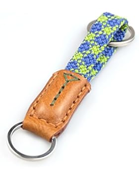 MonEgo Schlüsselanhänger mit Segelkausche Maritim, Hangemacht,das perfekte Geschenk, aus Segeltau, hochwertigem...