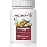 100% Grünlippmuschelpulver für Hunde 500g für Hund und Haustiere - Natürliches Grünlippmuschelextrakt (Perna canaliculus) Grünlippmuschel Hund