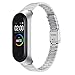 Produktbild LCLrute für Xiaomi Mi Band 4,Edelstahl armband + metallgehäuse ultradünne neue strap,86 + 93 + 90 mm