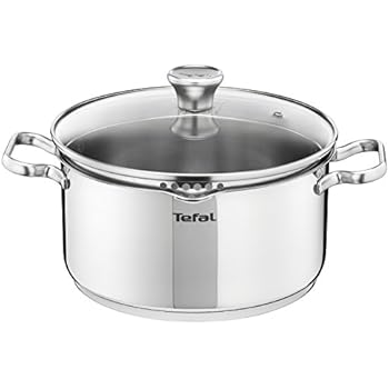 Krüger 101024A Topf mit Ausguß Edelstahl, 24 cm, induktiv