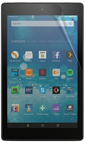 Amazon Fire HD 8 (Modell 2017) Schutzfolie 3x uwazi satin-matt Displayschutzfolie Folie - 2