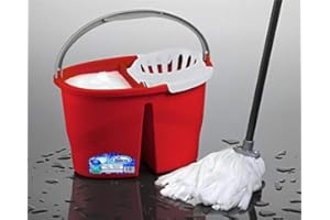 MAURY'S GRANDI MAGAZZINI ITALIANI DAL 1982 MAURY'S Secchio Con Strizzatore Con Mop E Manico Tutto In Uno