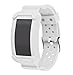 Produktbild Gear Fit 2 Armband - Silikon Sportarmband Sport Band Uhrenarmband Erstatzband mit Stiftschließe aus Edelstahl für Samsung Gear Fit 2 Smartwatch (White)