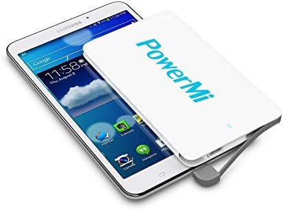 External Battery Mobile powermi Ultra Thin 4000 mAh – Samsung Galaxy, Iphone 5,6,7, SE, Xiaomi, Huawei, Nexus, etc- Charger Portable External Ultra Slim and Lightweight – Power Bank – Lightning Adapter