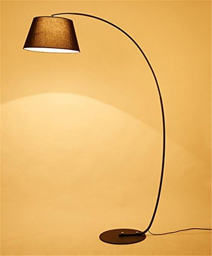 ARC floor lamp modern bedroom living room reading floor lamp black or white , A