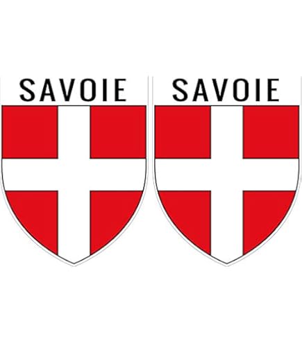73 Pays de Savoie - Blason | Autocollant plaque immatriculation
