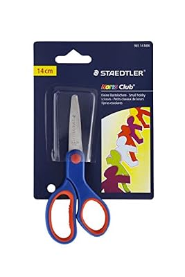 Staedtler - Noris Club 965 - Blister 1 Paire Ciseaux à Lame 14 cm Bouts Arrondis