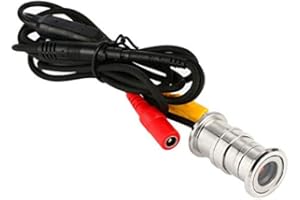 VETRINE INRETE Vetrineinrete® Telecamera spioncino per porta d’ingresso occhiello per la sicurezza videosorveglianza monitor regolabile 4 a 6 cm SJ-710 D73