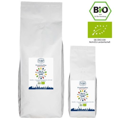Projektespresso für Kinderkrebshilfe-Seevetal | ganze Bohne | gemahlen | aromatisch | säurearm | magenschonend | | Röstkaffee Gewicht Röstkaffee 1000g, FlavorName ganze Bohnen