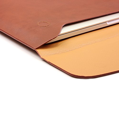 Urcover® ULTRA SLIM 13,3 Zoll Mac-Book Pro Retina Hülle Sleeve Premium Tasche für 13,3 Zoll / 33,8 cm Laptop Notebook Macbook, iPad Air, Galaxy Tab | Braun - 8
