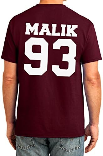 Zayn Malik Date Of Birth T-Shirt - Vinyl Printed on Back of T-shirt