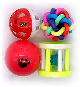 Pets Empire Pet Cat Toy Color Block Hollow Out Dumbbells Funny Toys ( Color May Vary )