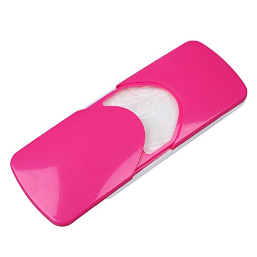 Preisvergleich Produktbild Papierserviette Box - TOOGOO(R)Auto Zubehoer Auto Sonnenblende Auto Papiertaschentuch Box Deckelhalter Papierserviette Box (rot)