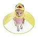 Produktbild Innerternet Kind Regenjacke Netter Regenmantel für Männer und Junge Mädchen Regen Mantel Kleine Gelbe Ente UFO Headwear Regenschirm Hut Poncho Regencape Regenkleidung,Leichte Faltbare Größe S-L