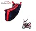 Auto Hub Two Wheeler Body Cover For Honda Aviator (Black-Red) RS.279.00