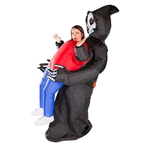 Disfraz de parca Halloween hinchable para adultos