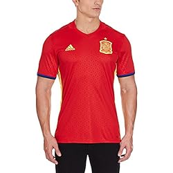 adidas Fef H JSY Camiseta Selección de España 1ª Equipacion 2015-2016, Hombre, Rojo/Amarillo/Azul, 2XL