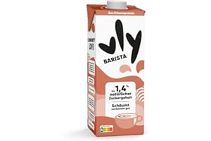 ‎VLY vly - The creamy delicious milk alternative from peas + calcium, 100% plant-based, vegan milk alternative BARISTA for frothing for coffee, protein and low sugar, pea protein drink protein drink