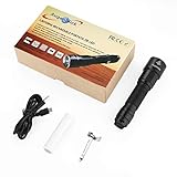 👉 【Recargable & Soporte USB】 Batería de alta calidad te ofrece gran tiempo de uso. Función recargable ahora te da más. Y conector micro USB universal, soporte carga por Powerbank. Maravilloso!
