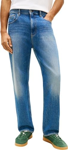 Tommy Jeans Uomo Jeans Otis Regular Straight Leg, Blu (Denim Medium), 34W/30L