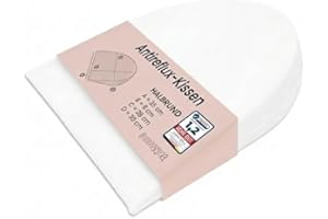 ‎MIMUSELINA MIMUSELINA Keilkissen Bett Anti Reflux | Wedge Pillow zum Schlafen und gegen Reflux | Ergonomisches und wasserdichtes Schaumstoffkissen | Wasserdichtes Schaumstoffkissen | Halbkreisförmig 35x28x6 cm