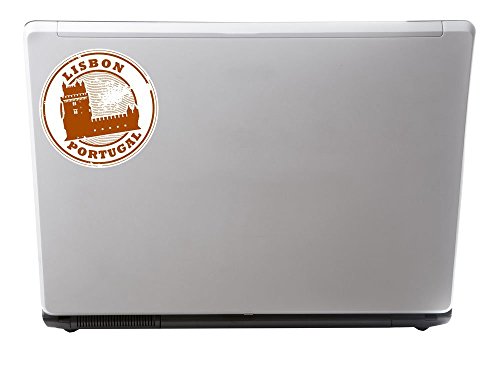 2 x Lissabon Portugal Vinyl Aufkleber Aufkleber Laptop Reise Gepäck Auto Ipad Schild Fun # 4294 – 10cm/100mm Wide - 2