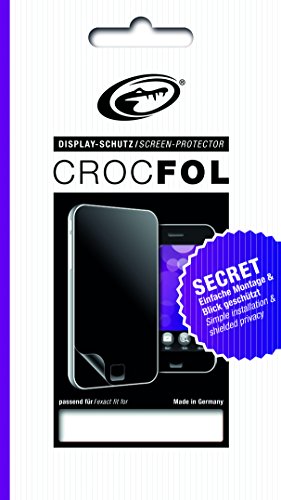 CROCFOL SECRET 5K HD Schutzfolie für das Apple iPad Air / Air 2. Schutz der Privatsphäre (PRIVACY-COATING) und Schutz gegen Fingerabdrücke (ANTI-FINGERPRINT), sowie Stoßabweisend (SHOCK-PROOF). 3D Touch Folie für das Original Apple iPad Air / Air 2. Hergestellt in Deutschland. - 2