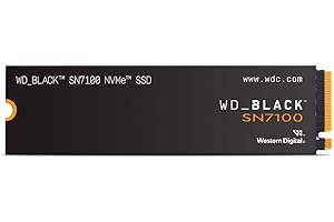 WD_BLACK SN7100 500GB NVMe SSD, M.2 2280, Velocidades hasta 6800 MB/s, Next Gen TLC 3D NAND, WD_BLACK DASHBOARD, Para ordenadores y consolas portátiles,
