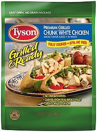 Preisvergleich Produktbild Tyson Premium Grilled Chunk White Chicken 7oz Pouch (Pack of 12) by Tyson