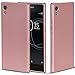Produktbild Sony Xperia X Compact Hülle, Conie [Style Series] Soft Flex Case Ultradünn Echtes Telefongefühl handyhüllen PC Bumper Cover Schutz Tasche Schale Schutzhülle für Xperia X Compact hartschale dünn (Rosegold)