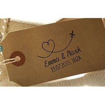 L Etranger Encreur De Mariage Personnalise Save The Date Tampon