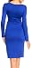 Happy Mama Women's Maternity Nursing Pencil Long Sleeve Dress 6801p (Royal Blue, UK 14, 285 (6801) ROYAL BLUE XL UK 14 )