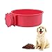 Produktbild Fressnapf für Hund Katze Edelstahl Hundenapf katzenapf Hängenden Käfig Futternapf Wassernapf Haustier Schalen für Große Mittlere Kleine Hunde Katzen Hamster Welpen für Kisten Käfige