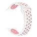 Produktbild ZRO Smart Watch Armband, Soft Silikon Sport Ersatz Uhrenarmbänder für Apple iWatch Serie 3/ Serie 2/ Serie 1 38mm S/M, Weiß/Rosa
