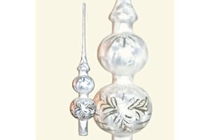 Lauschaer Glaskunst-Christbaumspitzen Christbaumspitze Winterzeit