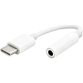Hadron Type-C to 3.5 mm Kulaklık D&ouml;n&uuml;şt&uuml;r&uuml;c&uuml; Ses Kablosu, AUX ve Hoparl&ouml;r Adapt&ouml;r&uuml; (Beyaz)