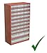 Produktbild Sortimentskasten Kleinteilemagazin Kleinteile-Kasten Werkstatt Garage Organizer Wandregal Aufbewahrungskasten Sortierkasten mit 44 Schubladen 30,7 x 14,7 x 51 cm