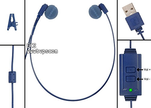 Executive Communication Systems ECS WordHear-O USB Transcription Headset with Under-Chin Design