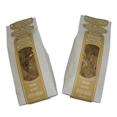GR 400 BRIGIDINI AL CAFFE' DI LAMPORECCHIO IN BUSTA COFFEE WAFER SOTTILI E CROCCANTI SFOGLIETTE DI SANTA BRIGIDA